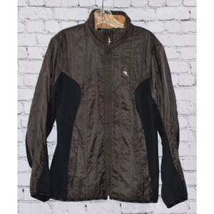 Chervo-Tex Stretch Women's Full Zip Quilted Pro-Thermo Golf Jacket Size 12